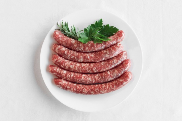 Pork sausages